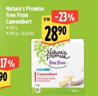 Nature’s Promise Free from Camembert