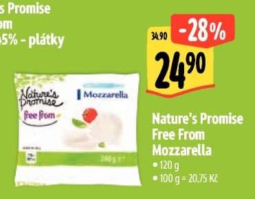 Nature’s Promise Free from Mozzarella