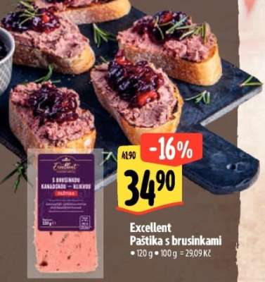 Excellent Paštika s brusinkami