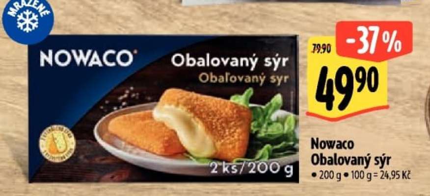 NOWACO Obalovaný sýr