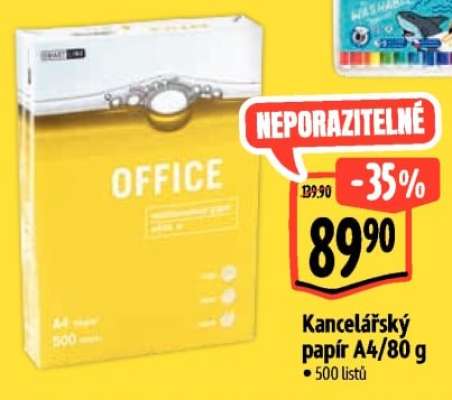 Kancelářský papír A4 / 80 g