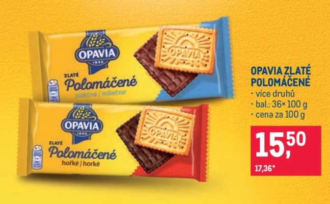 Opavia Zlaté polomáčené