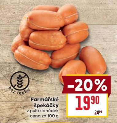Farmářské špekáčky