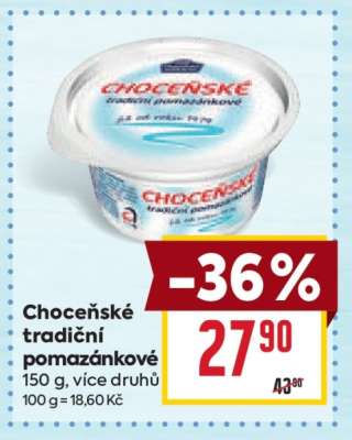 Choceňské tradiční pomazánkové