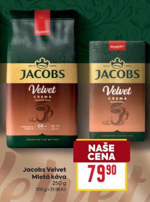 Jacobs Velvet Mletá káva