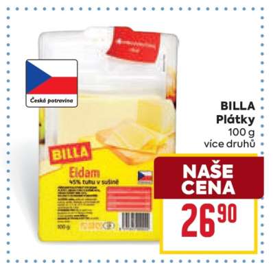 BILLA Plátky
