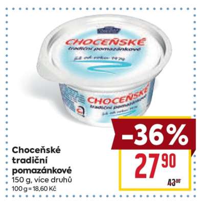 Choceňské tradiční pomazánkové
