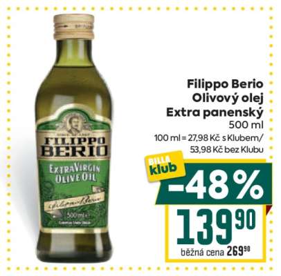 Filippo Berio Olivový olej extra panenský