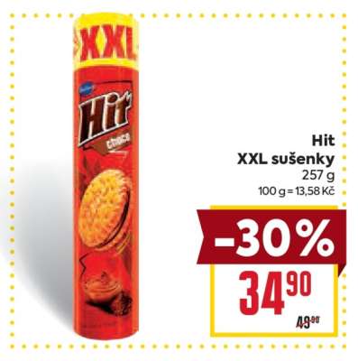 Hit XXL sušenky
