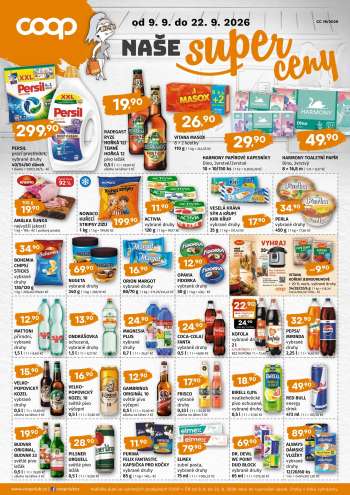 Leták coop TUTY - 9.9.2026 - 22.9.2026.