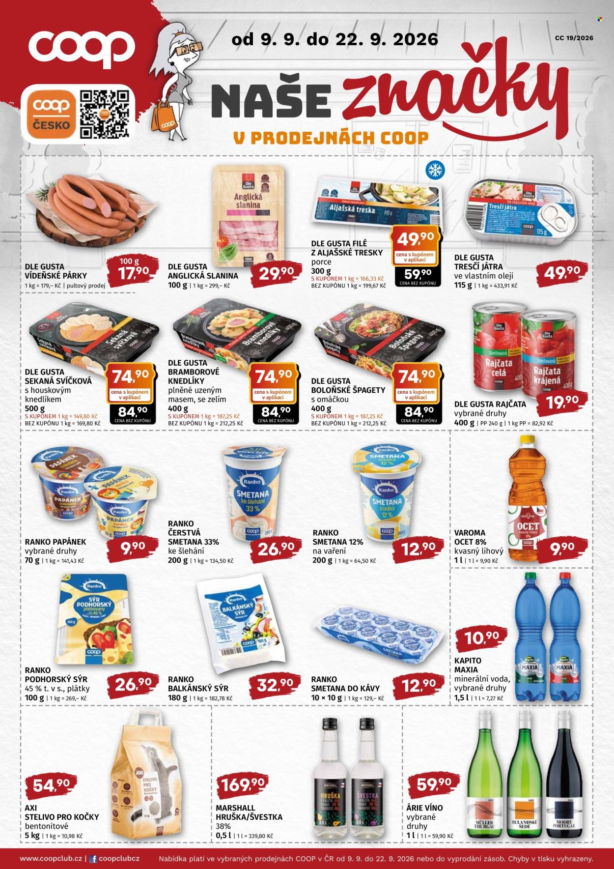 Leták coop TUTY - 9.9.2026 - 22.9.2026. Strana 2