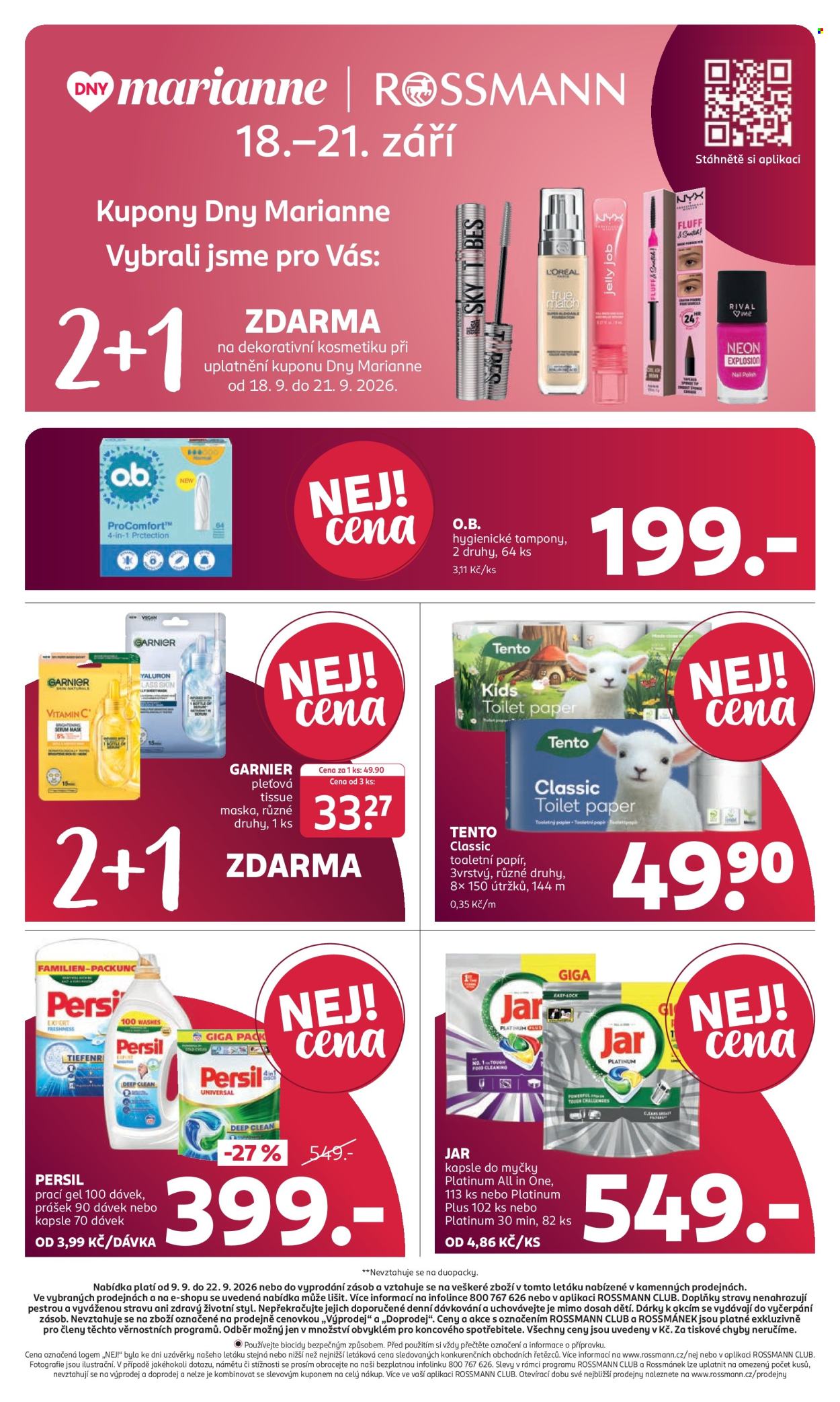 Leták ROSSMANN - 9.9.2026 - 22.9.2026. Strana 20
