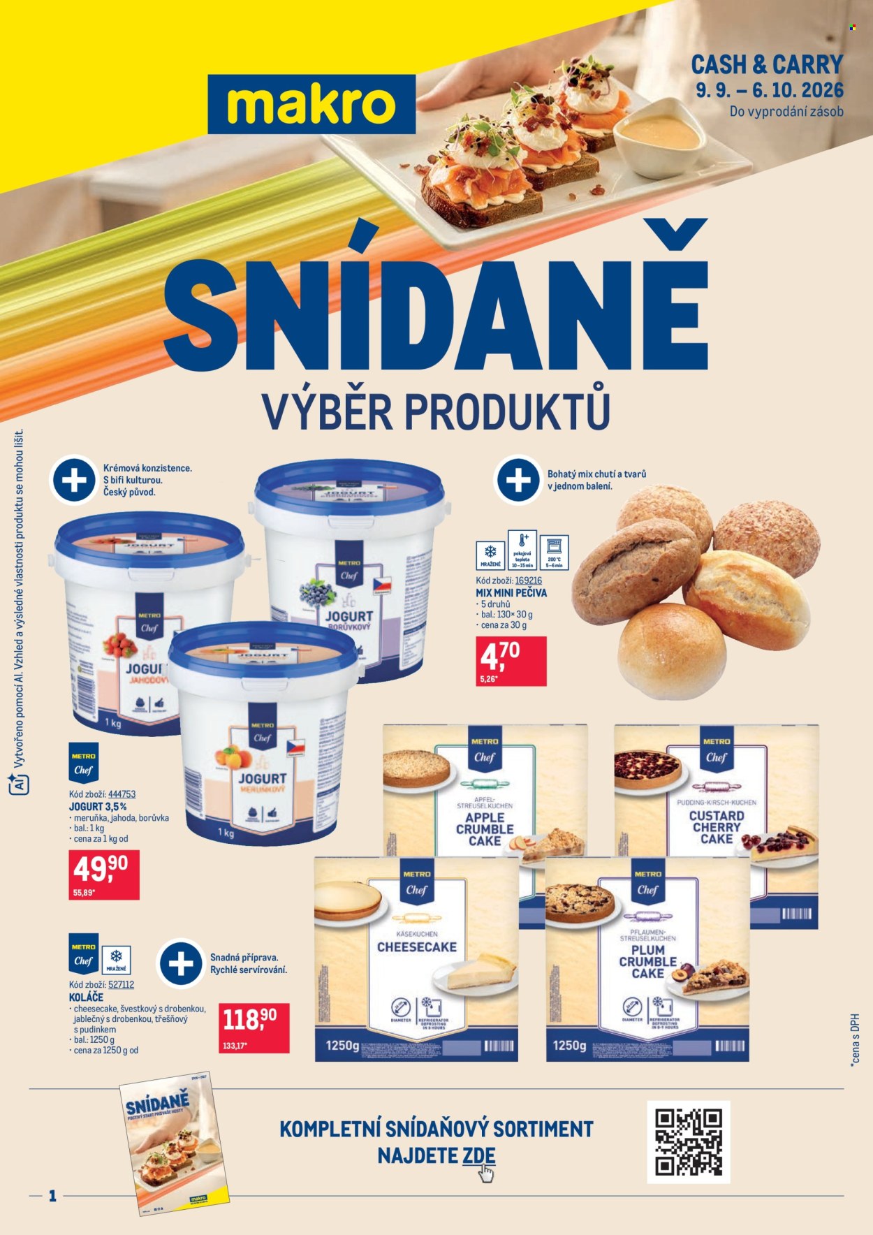 Leták MAKRO - 9.9.2026 - 6.10.2026. Strana 1