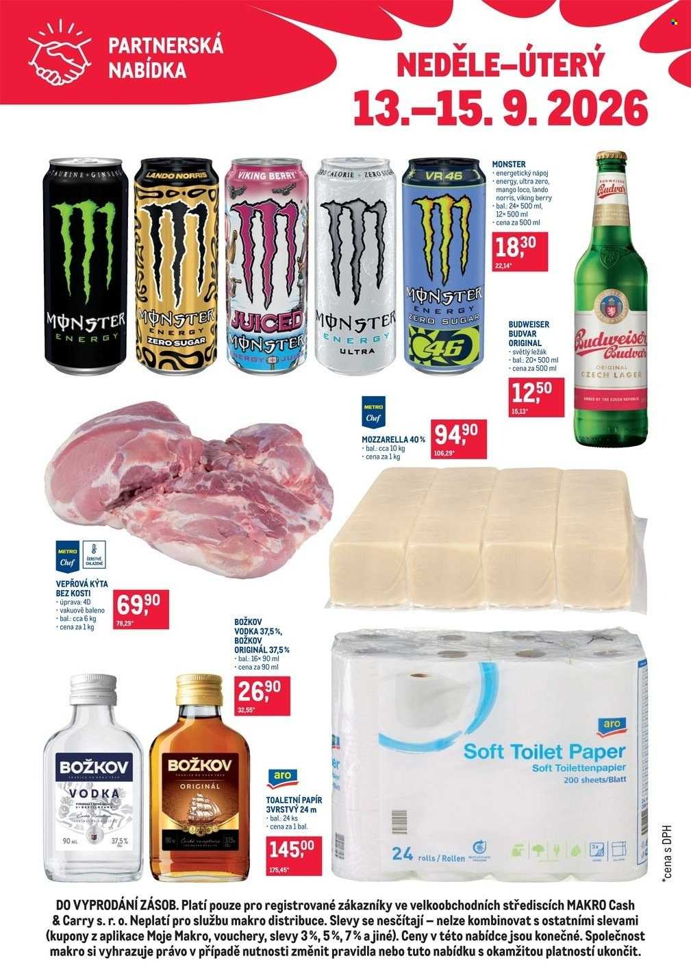 Leták MAKRO - 13.9.2026 - 15.9.2026. Strana 1