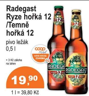 RADEGAST RYZE HOŘKÁ 12. TEMNĚ HOŘKÁ 12