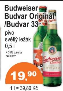 Budweiser Budvar Original Budvar 33