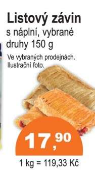 Listový závin