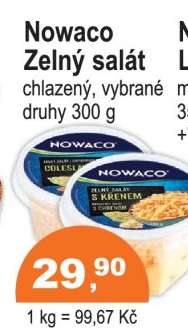NOWACO ZELNÝ SALÁT