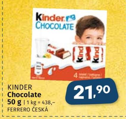 Kinder Chocolate 50 g