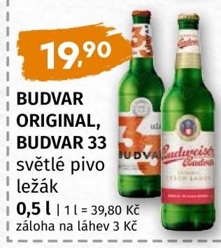 Budvar Originál, Budvar 33