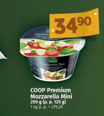 COOP PREMIUM MOZZARELLA MINI