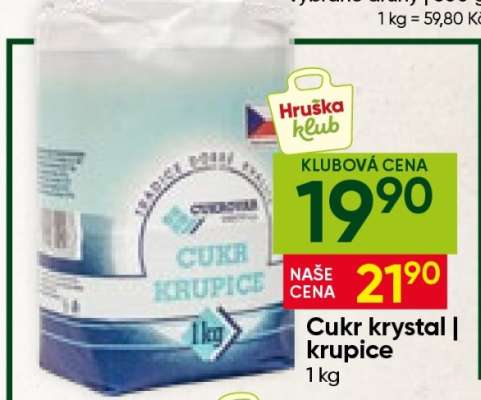 CUKR KRYSTAL KRUPICE
