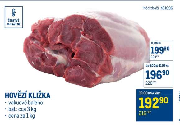 Hovězí kližka