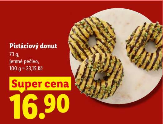 Pistáciový donut