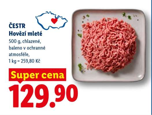 ČESTR Hovězí mleté