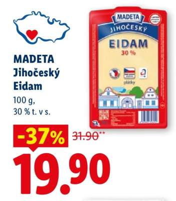 Madeta Jihočeský eidam