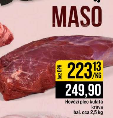 Hovězí plec kulatá kráva