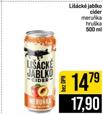 LIŠÁCKÉ JABLKO Cider