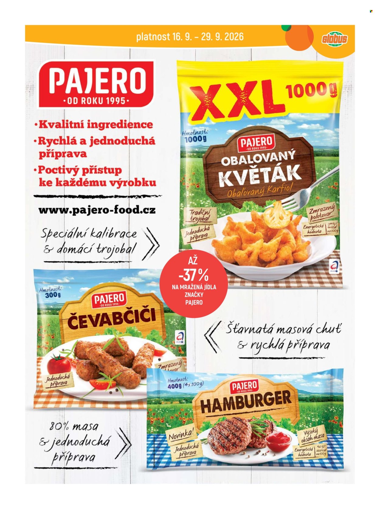 Leták Globus - 16.9.2026 - 22.9.2026. Strana 19