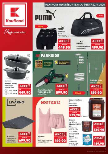 Leták Kaufland - 16.9.2026 - 22.9.2026.
