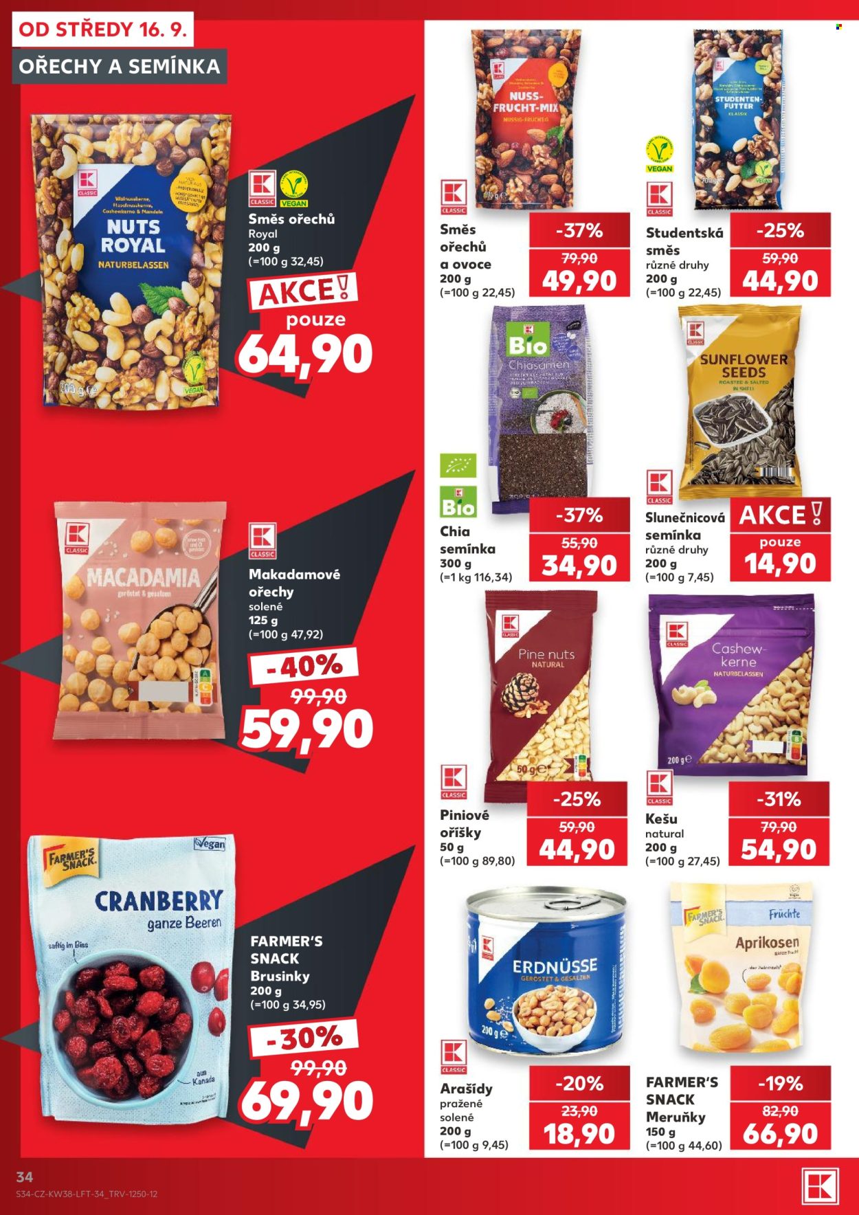 Leták Kaufland - 16.9.2026 - 22.9.2026. Strana 34