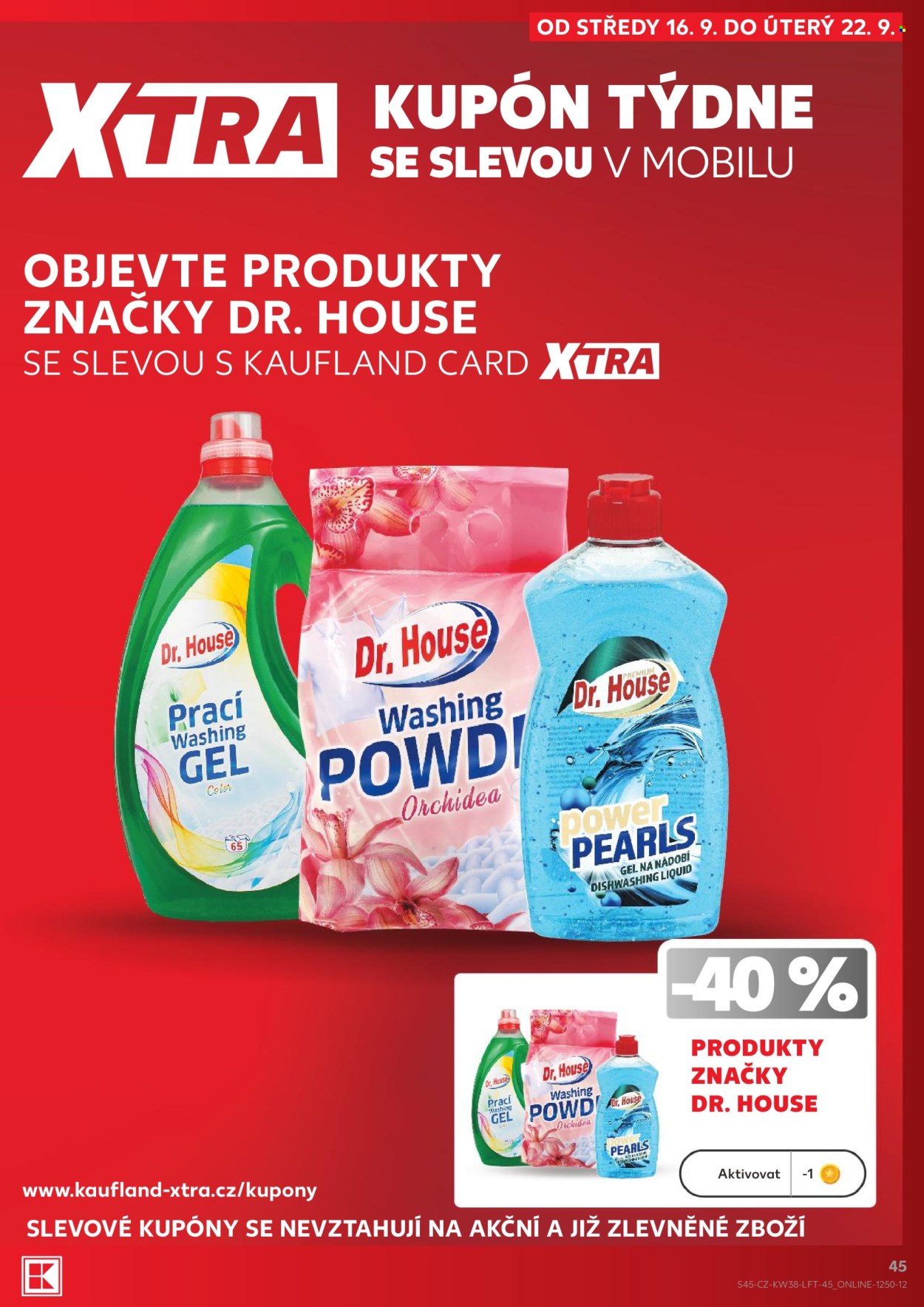 Leták Kaufland - 16.9.2026 - 22.9.2026. Strana 45