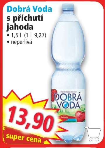 Dobrá Voda s příchutí jahoda