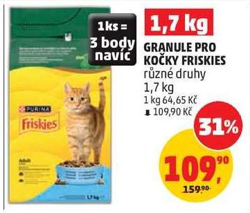 GRANULE PRO KOČKY FRISKIES