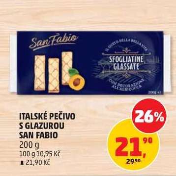 ITALSKÉ PEČIVO S GLAZUROU SAN FABIO*