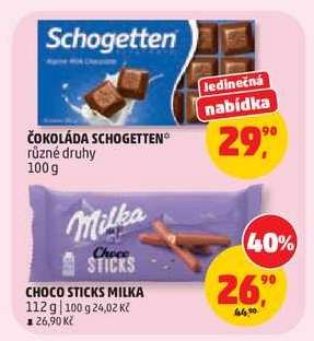 ČOKOLÁDA SCHOGETTEN