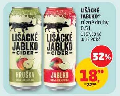 LIŠÁCKÉ JABLKO Cider