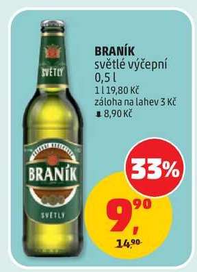 Braník světlé výčepní