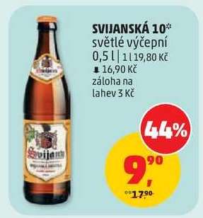 SVIJANSKÁ 10 světlé výčepní