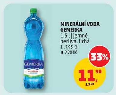 MINERÁLNÍ VODA GEMERKA*