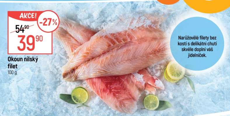 Okoun nilský filet