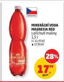 Minerální voda Magnesia Red