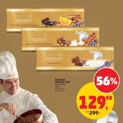 Švýcarská čokoláda Lindt