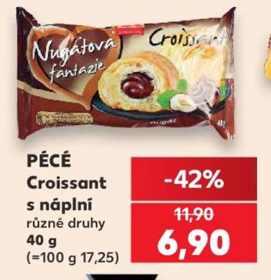 PÉCÉ Croissant s náplní