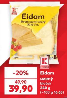 Eidam uzený bloček 240 g