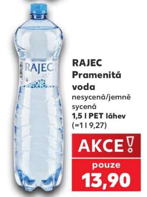 Rajec pramenitá voda